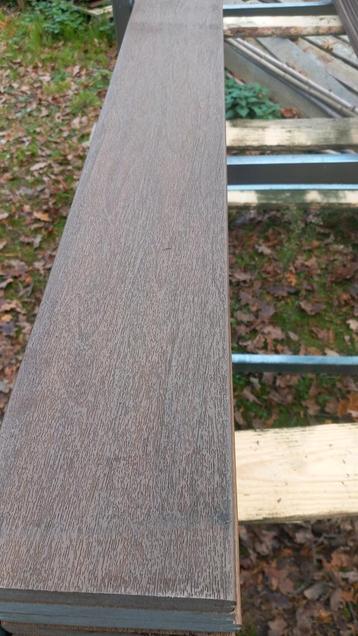 Restpartijtje fiberon warm sienna vlonderplanken  beschikbaar voor biedingen