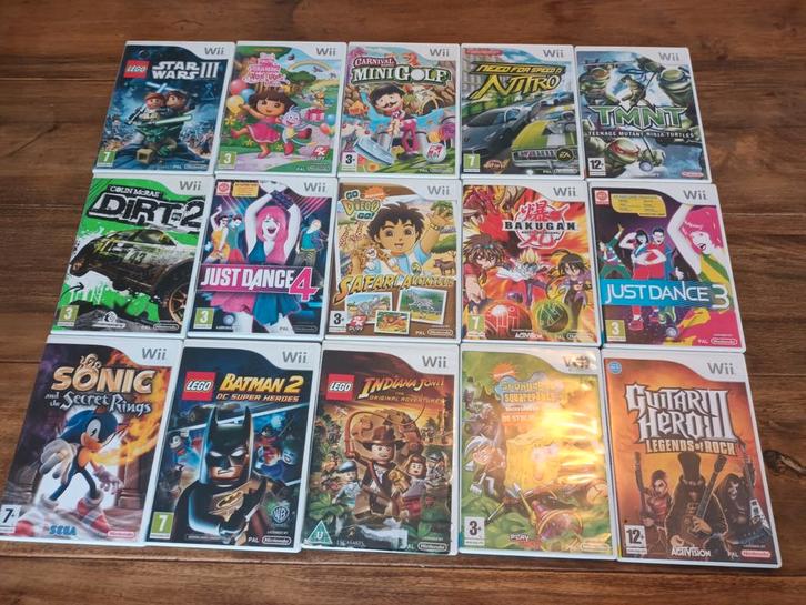 Nintendo Wii Games 5 voor 20,-, Spelcomputers en Games, Games | Nintendo Wii, Ophalen of Verzenden