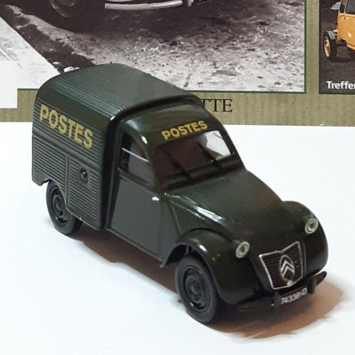 2CV Franse Post 1950 - Norev, Hobby en Vrije tijd, Modelauto's | 1:43, Zo goed als nieuw, Auto, Norev, Ophalen of Verzenden
