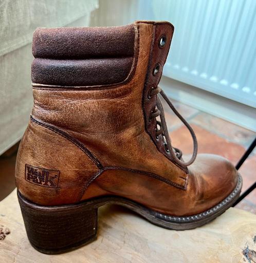 ZGAN Walk in the Park enkellaars bruin maat 37, Kleding | Dames, Schoenen, Zo goed als nieuw, Lage of Enkellaarzen, Bruin, Ophalen of Verzenden