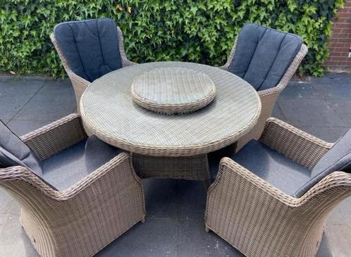 Nieuwestaat Your Own Living diningset, Tuin en Terras, Tuinsets en Loungesets, Zo goed als nieuw, Wicker, Ophalen of Verzenden