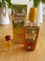2 Parfums miniatuur Yria & grote fles Monoï de Tahiti gevuld, Ophalen of Verzenden, Zo goed als nieuw