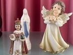 Engel met Maria beeldjes, Verzamelen, Beelden en Beeldjes, Ophalen of Verzenden, Zo goed als nieuw, Religie