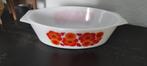 Vintage ovenschaal Arcopal Lotus rood oranje 30 cm, Huis en Inrichting, Keuken | Servies, Ophalen of Verzenden, Overige stijlen