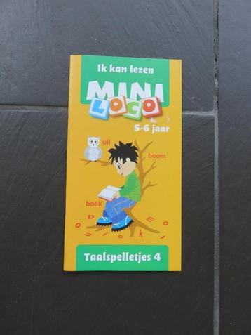 Mini loco ik kan lezen 5-6jaar. Mooi boekje taalspelletjes 4 beschikbaar voor biedingen