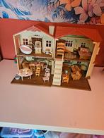 Sylvanian families groot huis boomhut auto en veel acc, Ophalen of Verzenden, Zo goed als nieuw
