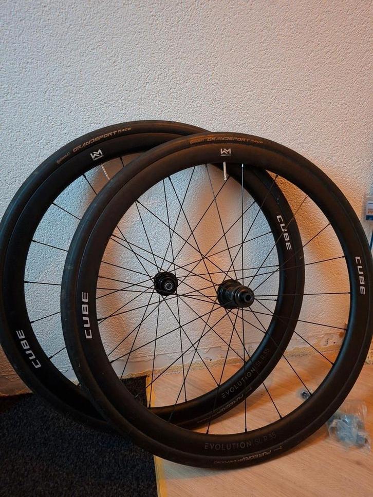 Newmen Evolution SL R.35 Wielset €225, Fietsen en Brommers, Fietsonderdelen, Zo goed als nieuw, Racefiets, Wiel, Ophalen