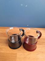 Bodum glazen theeglazen/koffieglazen - Made in Germany, Ophalen of Verzenden, Gebruikt