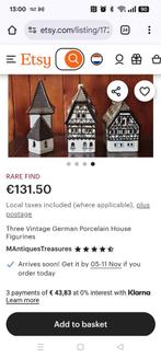 Kersthuisjes Collectie, Antiek en Kunst, Antiek | Porselein, Ophalen of Verzenden