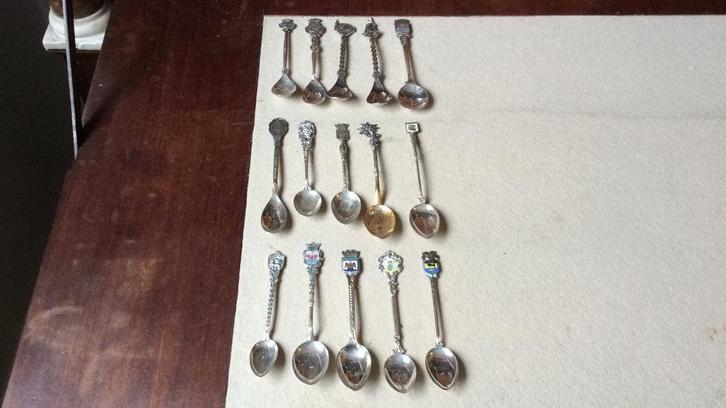 Verzilverde theelepeltjes, Antiek en Kunst, Antiek | Bestek, Ophalen of Verzenden