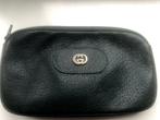 GUCCI groene leren portemonnee met gouden hardware, Ophalen of Verzenden, Gebruikt, Groen, Overige typen