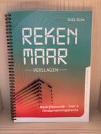 Reken Maar Bedrijfskunde Jaar 2 - Samenvattingen, Ophalen of Verzenden, Zo goed als nieuw, Overige niveaus, Bedrijfseconomie of M&O