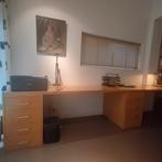 Dubbelbureau met boekenkast, Ophalen, Gebruikt, Bureau