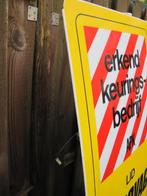 Bovag Bord APK Erkent Keuringsbedrijf - 90 x 54, Verzamelen, Merken en Reclamevoorwerpen, Ophalen, Gebruikt, Reclamebord