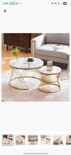 Stijlvolle salontafel set - Nieuw, Ophalen, 50 tot 100 cm, Rond, Nieuw