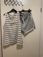 Rebelle shortama maat 46 grijs wit, Rebelle, Ophalen of Verzenden, Zo goed als nieuw, Maat 46/48 (XL) of groter