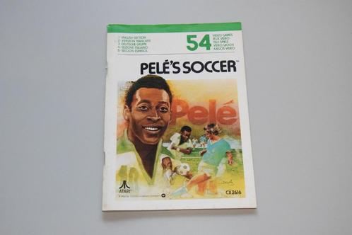 Atari 2600 : Pele's Soccer (alleen Handleiding), Spelcomputers en Games, Games | Atari, Gebruikt, Atari 2600, Sport, Ophalen of Verzenden
