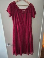 Feestelijke (kerst) jurk - Fair Lady - Maat 46, Maat 46/48 (XL) of groter, Ophalen of Verzenden, Knielengte, Rood