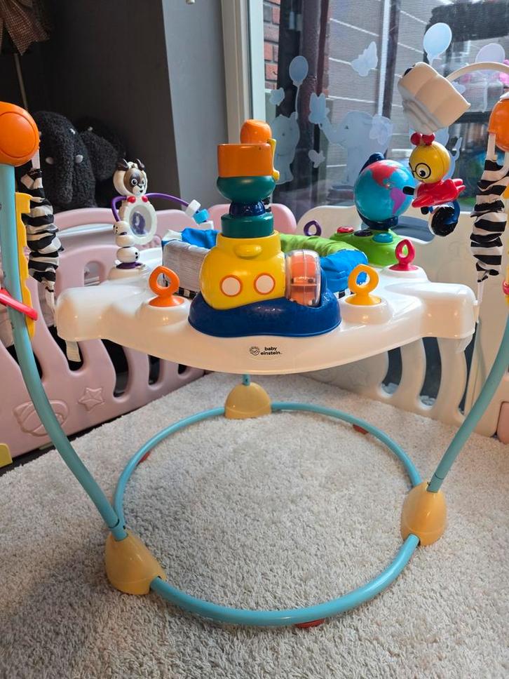 Babyjumper - baby einstein, Kinderen en Baby's, Speelgoed | Babyspeelgoed, Gebruikt, Babygym, Met licht, Met geluid, Ophalen
