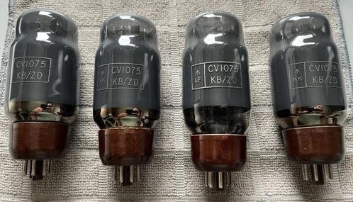 Matched Quad (4 stuks) G.E.C. CV1075/KT66 buizen, Audio, Tv en Foto, Buizenversterkers, Buis of Buizen, Ophalen