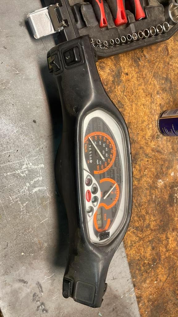 Typhoon teller + schakelaar en binnenkap, Motoren, Tuning en Styling, Ophalen of Verzenden