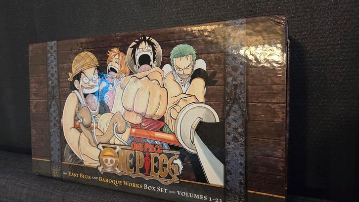 One Piece Box Set 1: East Blue and Baroque Works (Vol. 1-23), Boeken, Stripboeken, Zo goed als nieuw, Complete serie of reeks