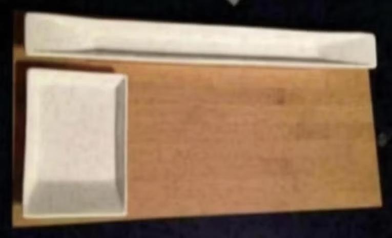 Houten kaasplank, serveerplank, presentatieplank schaaltjes, Huis en Inrichting, Keuken | Keukenbenodigdheden, Nieuw, Hout, Wit
