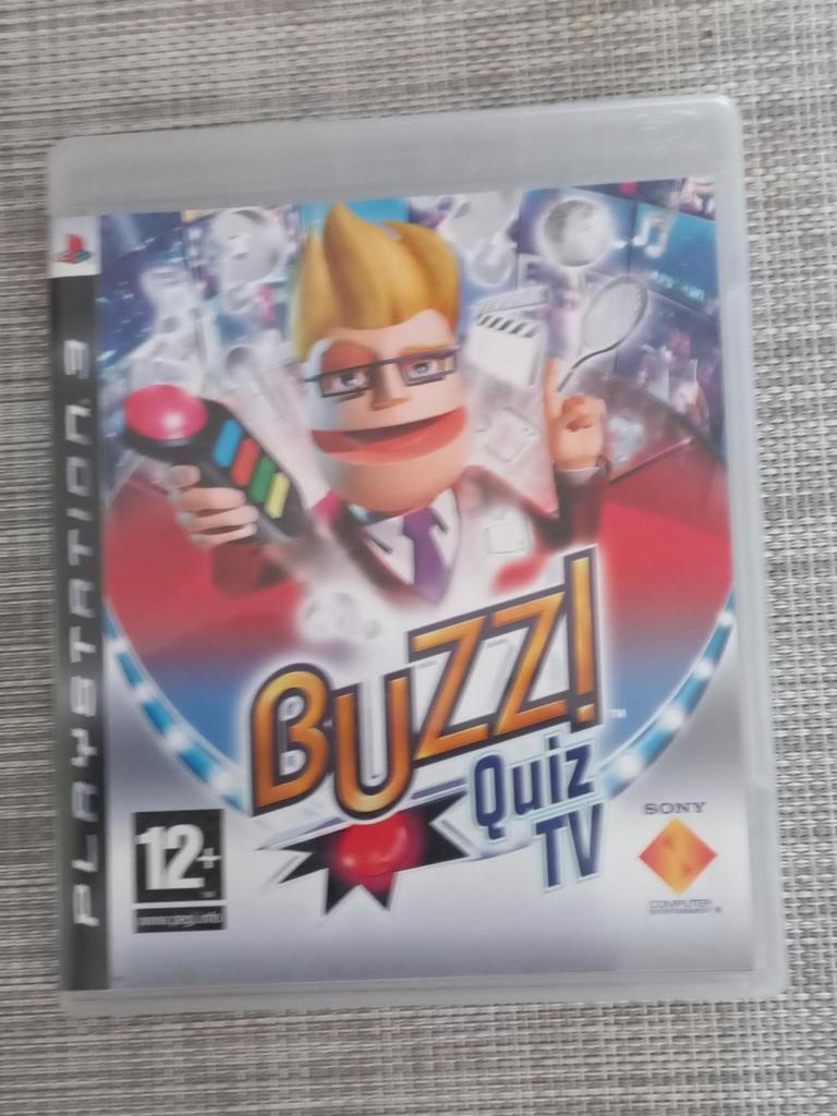 Buzz! Quiz TV - PlayStation 3 (PS3) Game, Gebruikt, Overige genres, Ophalen of Verzenden, Eén computer