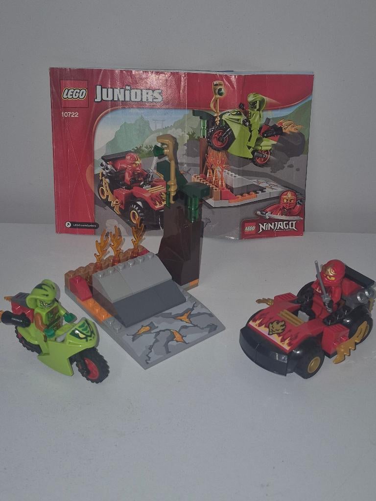 Lego 10722 snakes showdown, Ninjago juniors, Ophalen of Verzenden, Gebruikt, Complete set, Lego