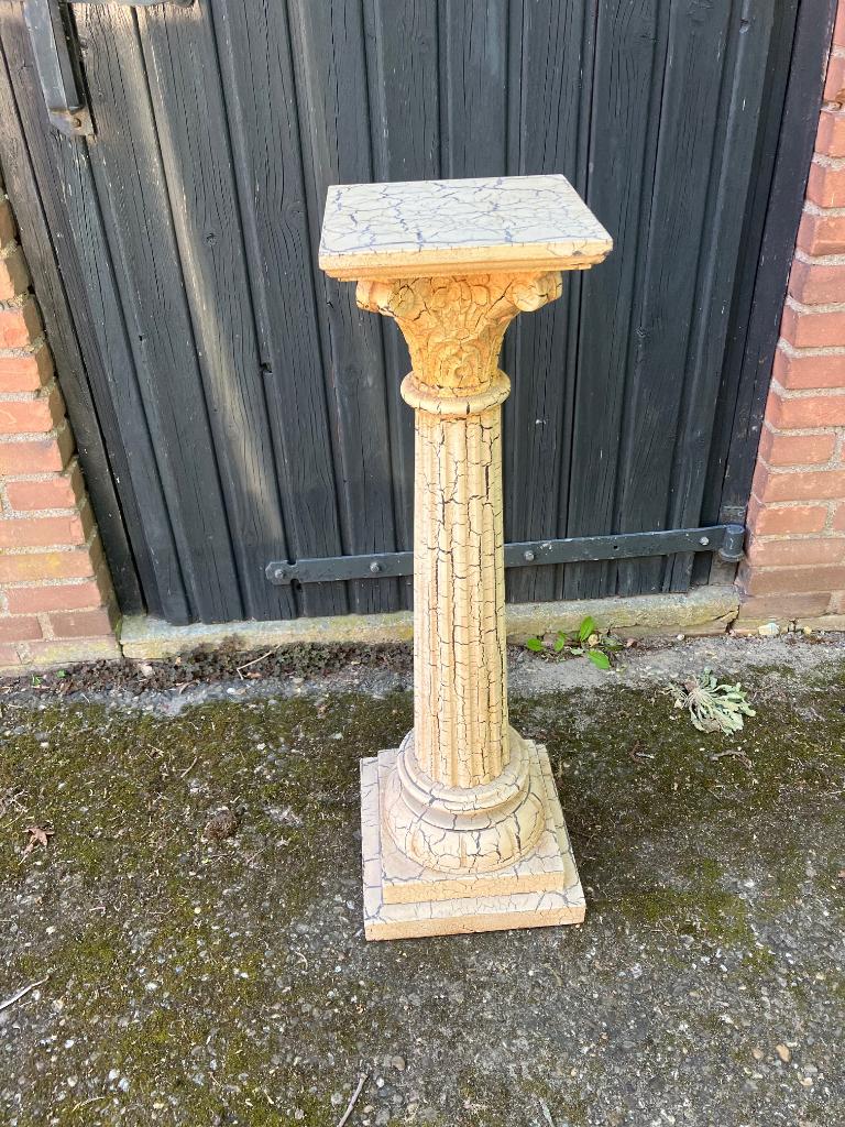 Decoratieve houten zuil, Ophalen, Zo goed als nieuw