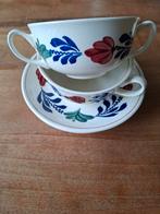 Boerenbont soepkommen, Ophalen of Verzenden, Zo goed als nieuw, Kom(men), Aardewerk