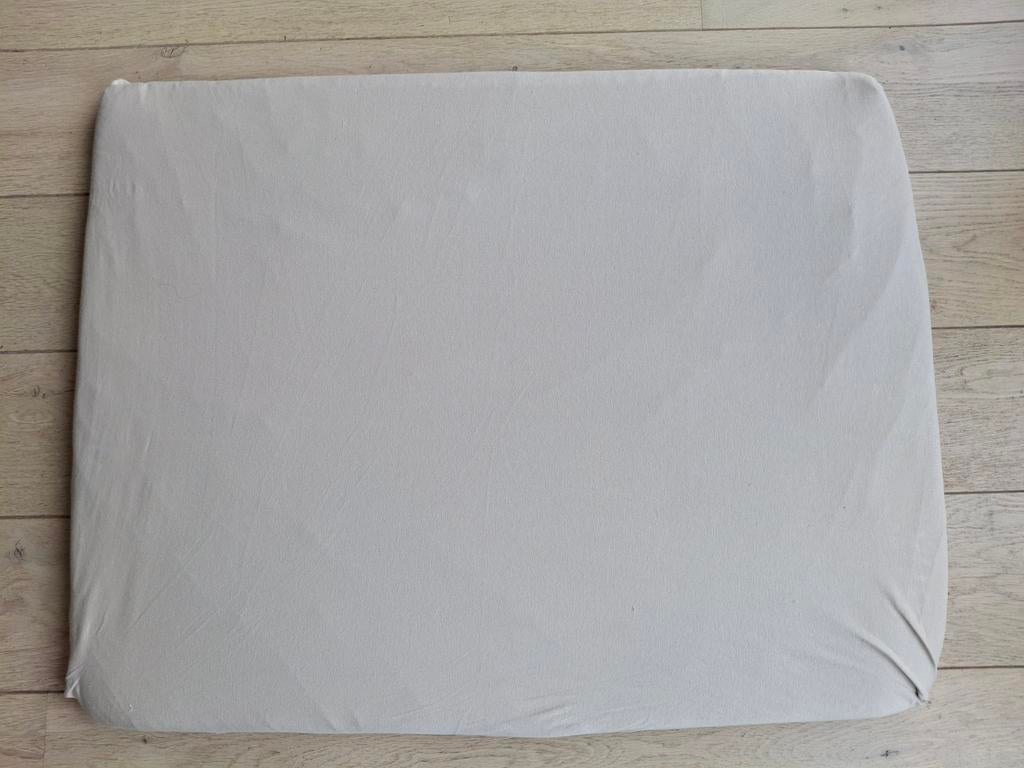 Jollein Hoeslaken Boxmatras 75x95 cm - Nougat, Jongetje of Meisje, Ophalen of Verzenden, Zo goed als nieuw, Hoeslaken of Sloop