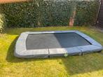 Exit Twist inground trampoline 214x305cm, Kinderen en Baby's, Speelgoed | Buiten | Trampolines, Ophalen, Gebruikt