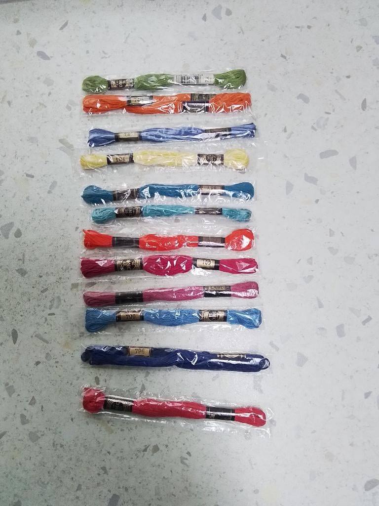 Dmc borduurzijde, Hobby en Vrije tijd, Borduren en Borduurmachines, Ophalen of Verzenden, Nieuw, Handborduren, Borduurgaren of Zijde