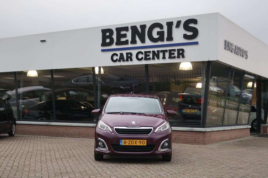 Peugeot 108 1.2 VTi Allure 1e EIG_LED_CLIMA_CRUIS_LMV_NAP., Voorwielaandrijving, Euro 5, Stof, Gebruikt
