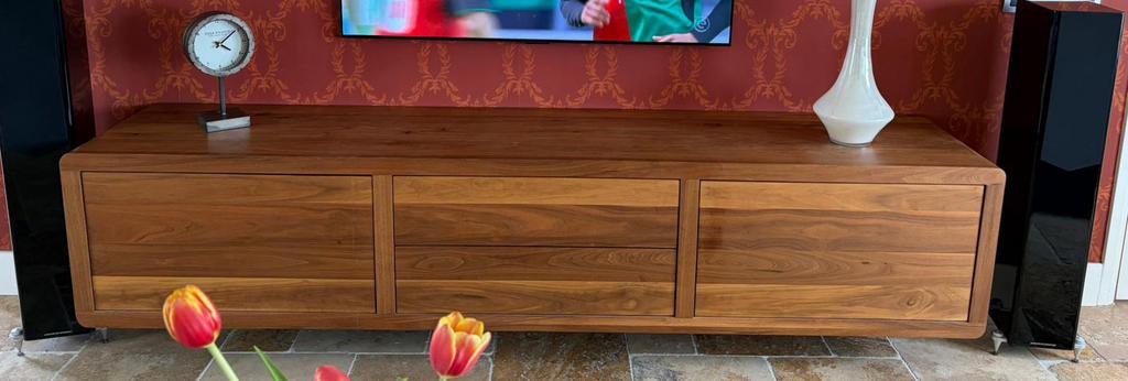 Televisiemeubel, Huis en Inrichting, Ophalen, Zo goed als nieuw, 200 cm of meer, Minder dan 100 cm