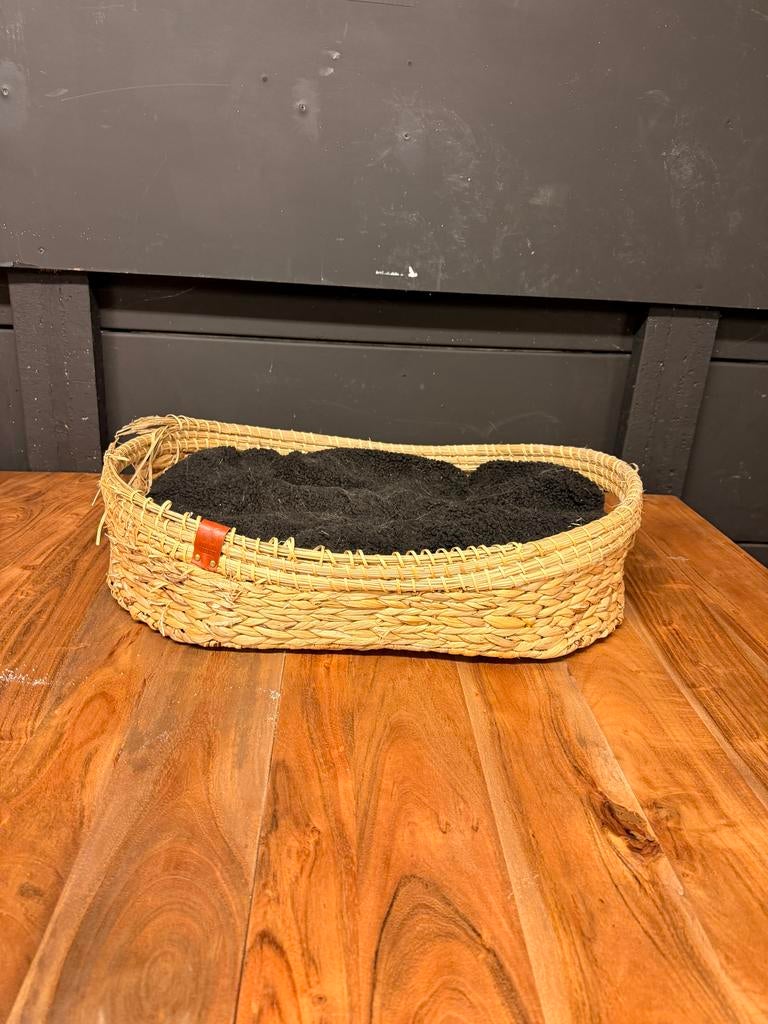 Zeegras katten/honden mand - 58-39cm, Dieren en Toebehoren, Ophalen of Verzenden, Gebruikt, Riet