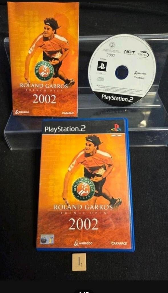 Roland Garros French Open 2002 - PlayStation 2 (PS2), Gebruikt, Onbekend, Ophalen of Verzenden, Onbekend