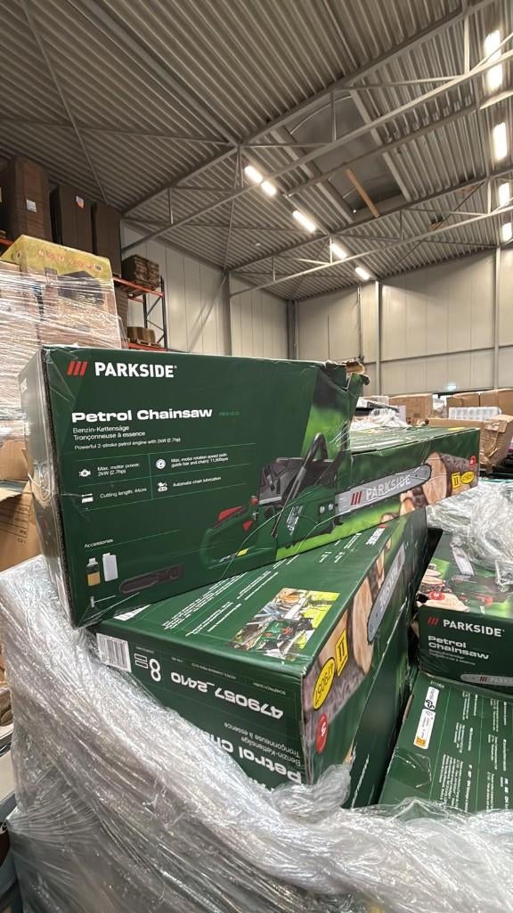 Parkside kettingzaag benzine, Tuin en Terras, Hand-tuingereedschap, Nieuw, Overige soorten, Ophalen of Verzenden