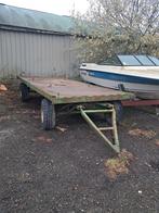 Robuuste platte aanhanger voor diverse doeleinden, Auto diversen, Aanhangers en Bagagewagens, Ophalen of Verzenden, Gebruikt