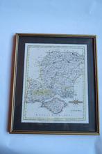 Antieke gravure Hampshire gedateerd 1-9-1787, landkaart, Gelezen, Verenigd Koninkrijk, Ophalen of Verzenden, Landkaart