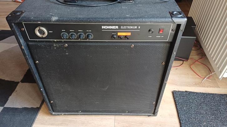 Hohner elektronium N versterker jaren 60 zoldervondst, Muziek en Instrumenten, Accordeons, Gebruikt, Hohner, Ophalen