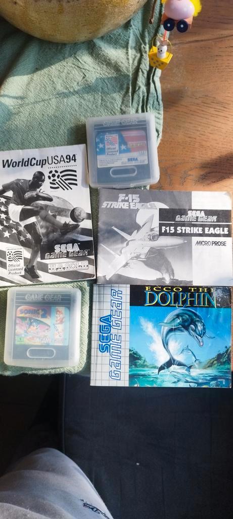 Retro Sega Game Gear spellen + handleidingen (Sonic / Ecco /, Spelcomputers en Games, Games | Nintendo Game Boy, Avontuur en Actie