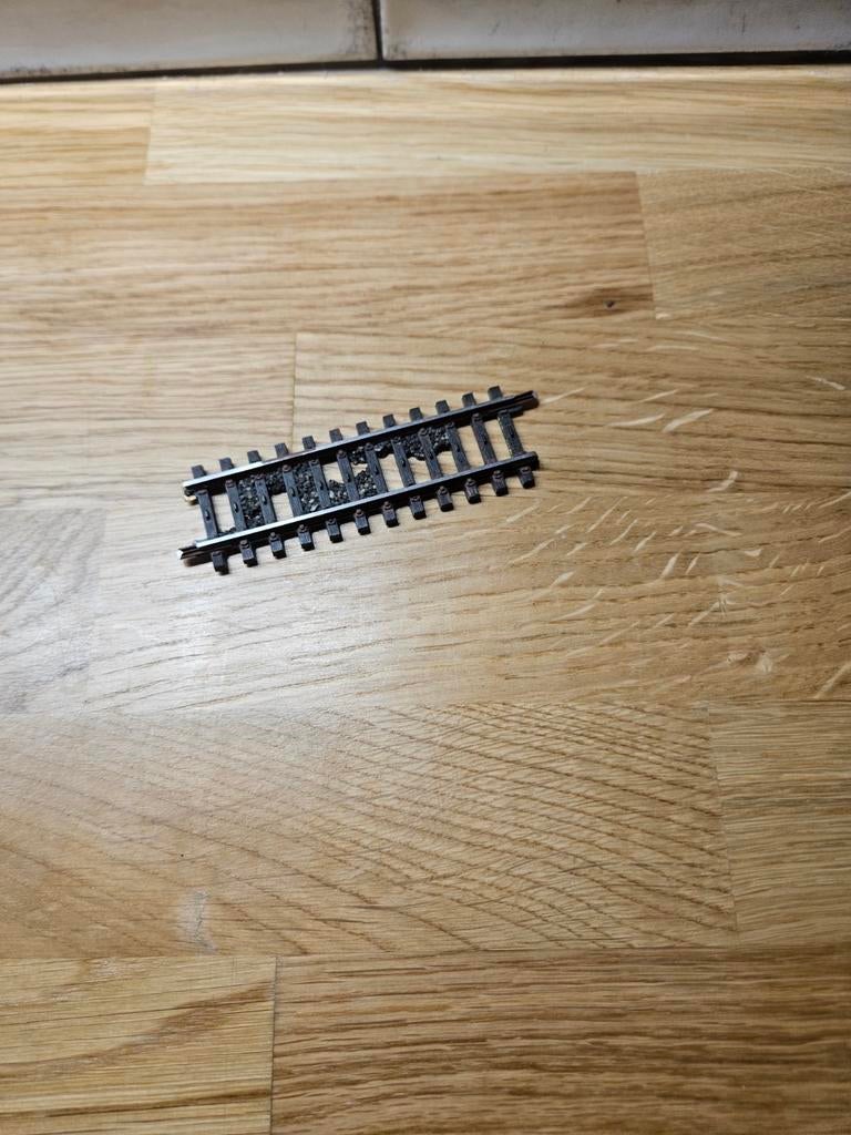 Märklin 2201 K-rails recht stuk 171,7 mm, Wisselstroom, Gebruikt, Rails, Ophalen of Verzenden