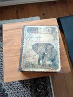 Opbergdoos Boek Design met Geurtheelichten - Olifant, Huis en Inrichting, Ophalen, Overige materialen, Minder dan 50 cm, Gebruikt