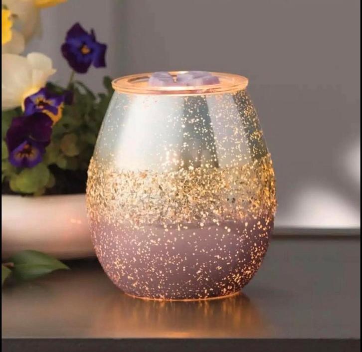 Scentsy Blushing Gold Warmer, Huis en Inrichting, Woonaccessoires | Kandelaars en Kaarsen, Nieuw, Minder dan 25 cm, Overige materialen