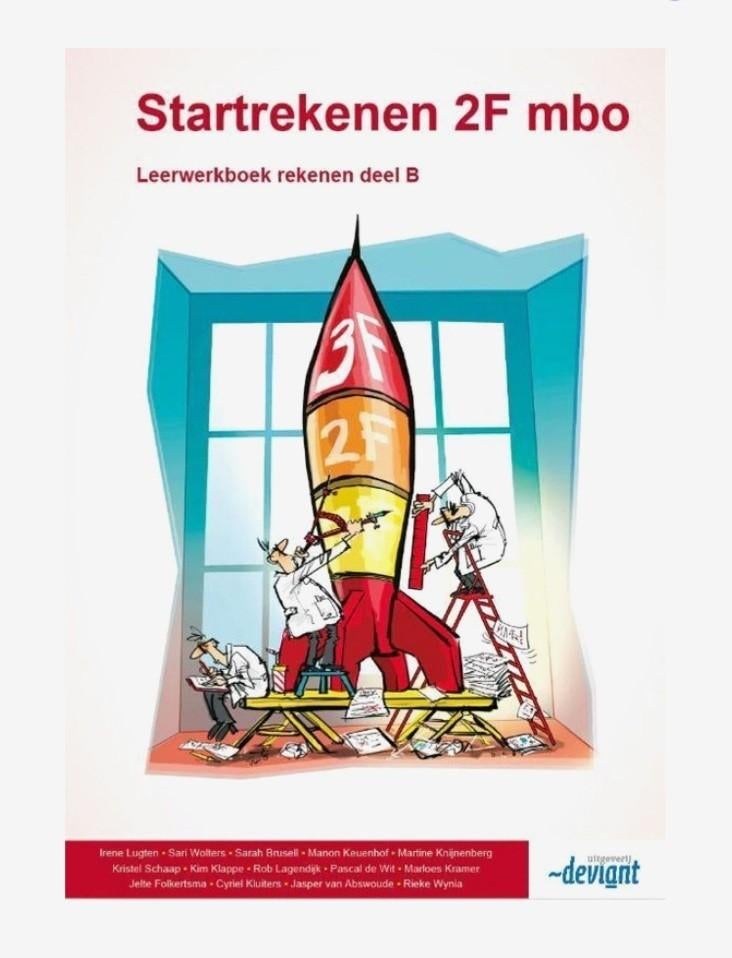 Startrekenen 2F MBO Leerwerkboek deel B ISBN: 9789491699917, Ophalen of Verzenden, Zo goed als nieuw, Diviant, MBO