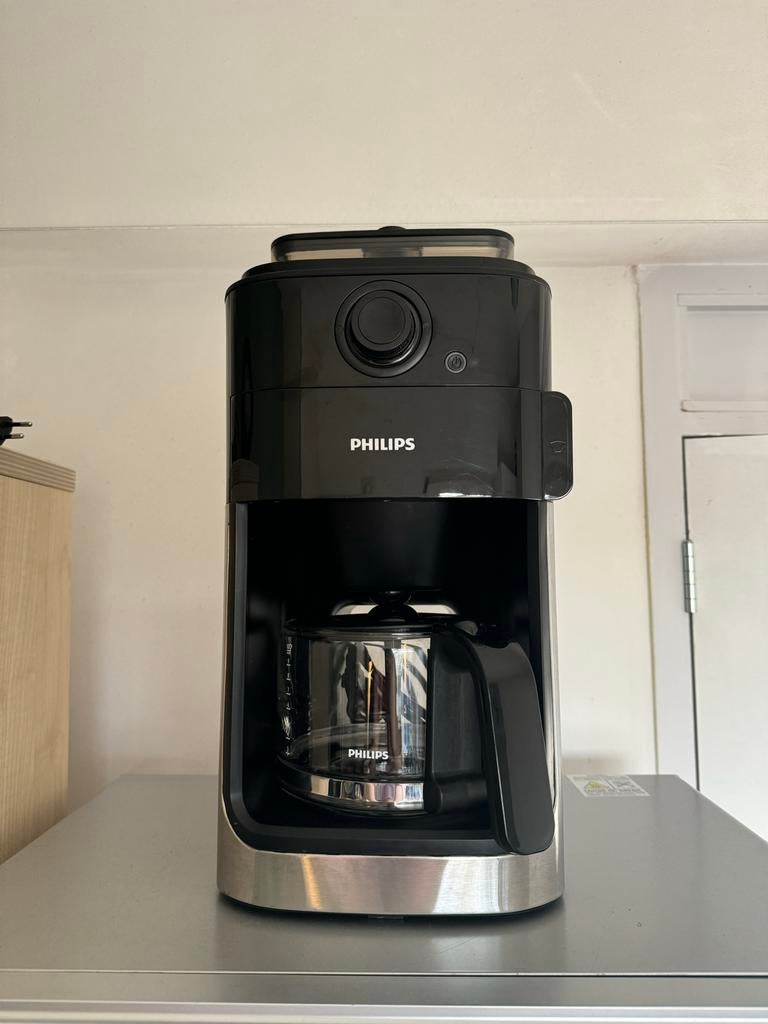 Philips Grind & Brew HD7767 Koffiezetapparaat, Ophalen, 10 kopjes of meer, Koffiemachine, Koffiebonen
