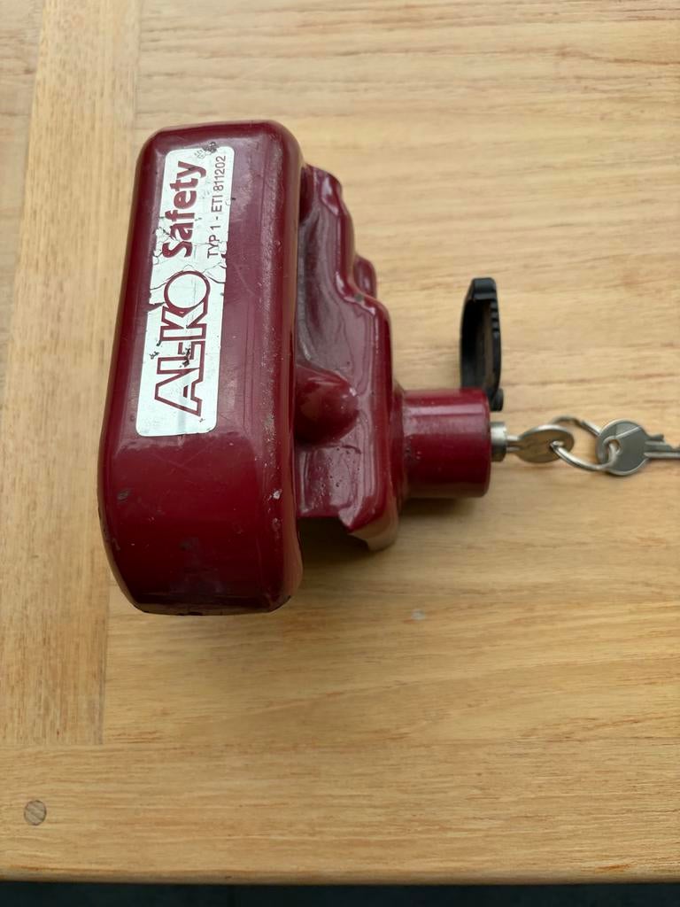 Alko Safety caravanslot met twee sleutels, Ophalen of Verzenden, Gebruikt