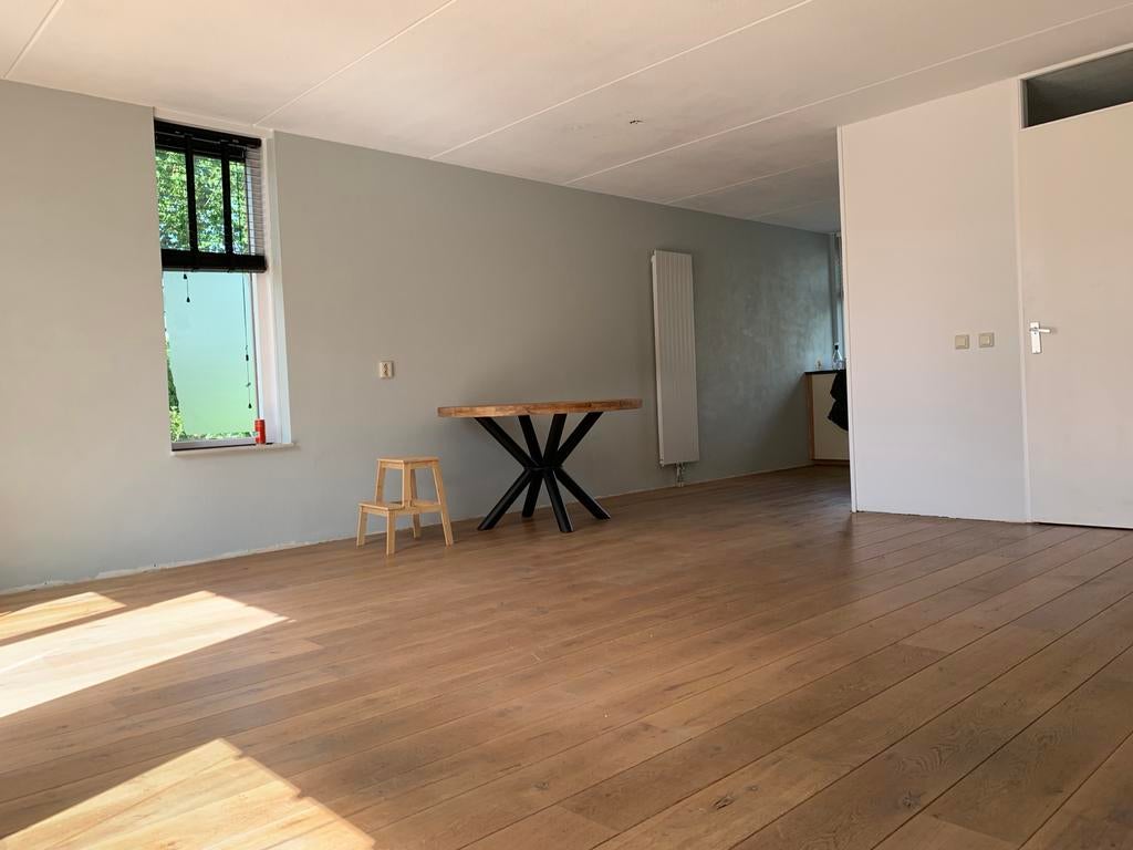 Massief eikenhouten vloer 40m2 - Duurzaam & Stijlvol, Ophalen, Gebruikt, Vloerdelen of -planken, 10 m² of meer